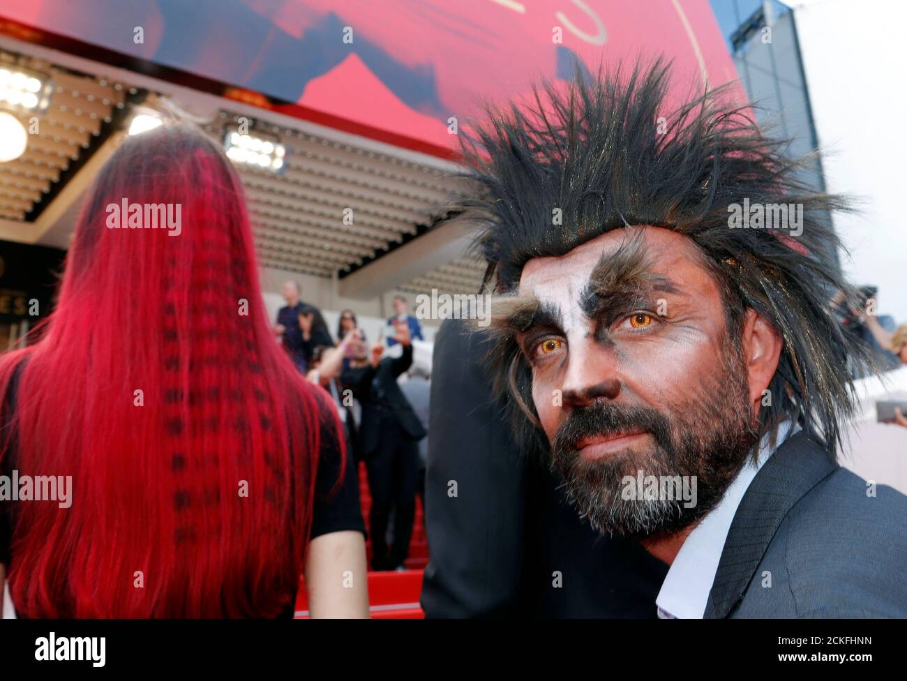 70th Cannes Film Festival - Screening of the film "Rodin" in competition -  Red Carpet Arrivals - Cannes, France. 24/05/2017. Cast member and crew of  the film "Zombillenium" arrive. REUTERS/Eric Gaillard Stock Photo - Alamy
