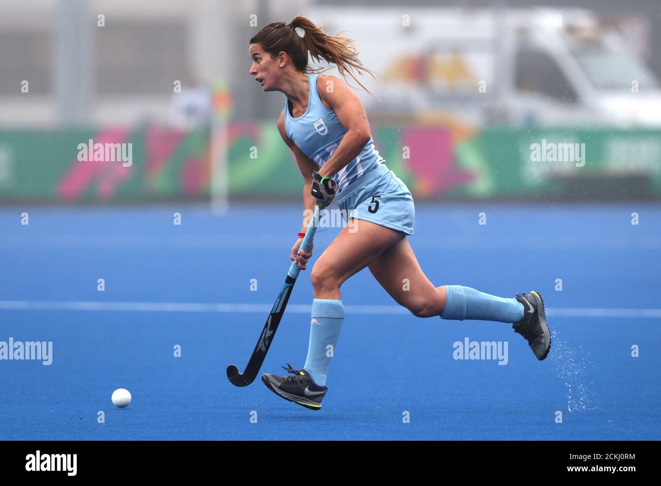 Xviii Pan American Games Lima 2019 Field Hockey Women Quarterfinals Argentina Vs Peru Hockey Field Lima Peru August 4 2019 Argentina S Agostina Alonso In Action Reuters Henry Romero Stock Photo Alamy