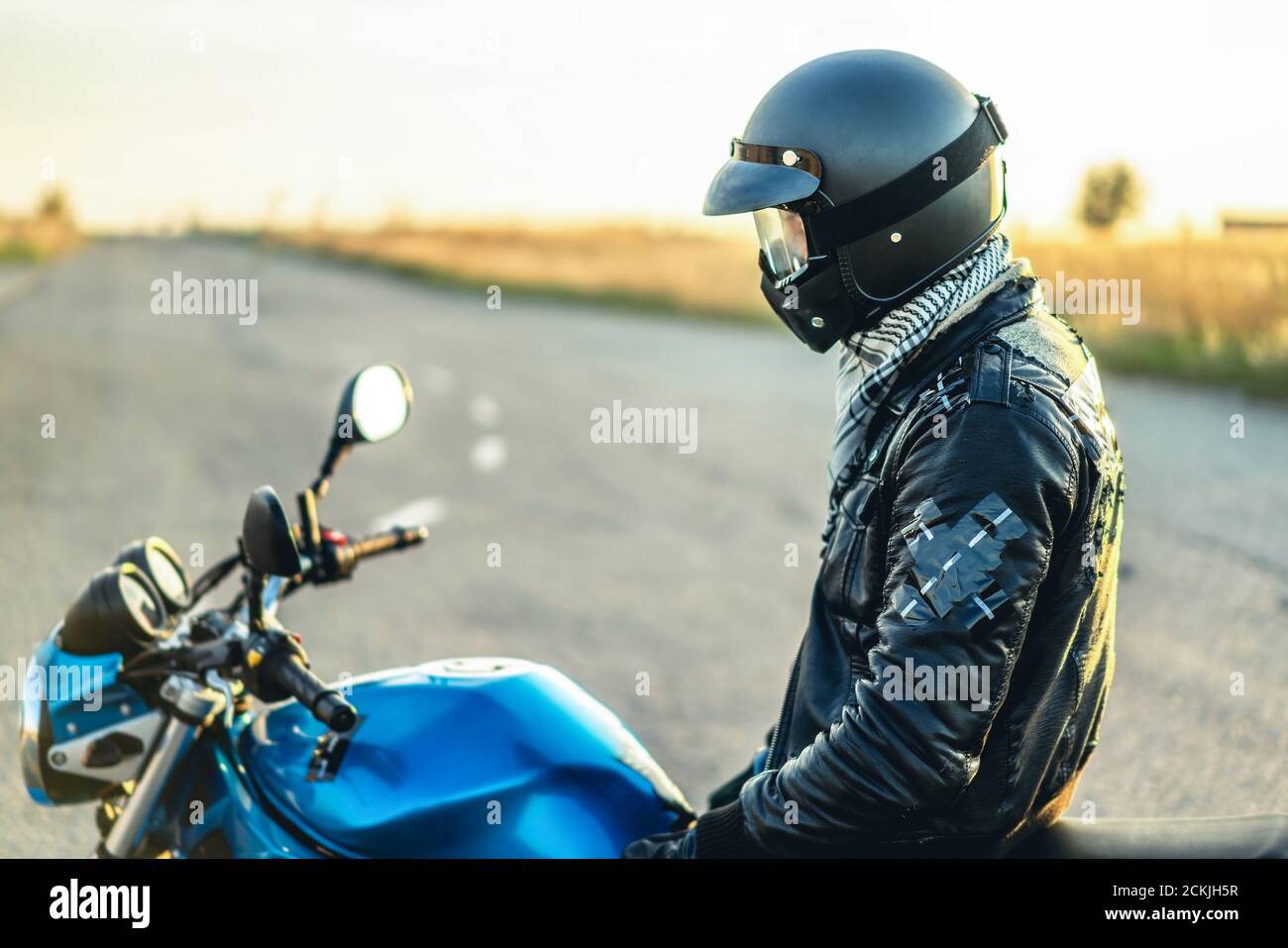Biker On Sport Motorcycle Outdoor On The Road Stock Photo Alamy biker-on-sport-motorcycle-outdoor-on-the-road-stock-photo-alamy