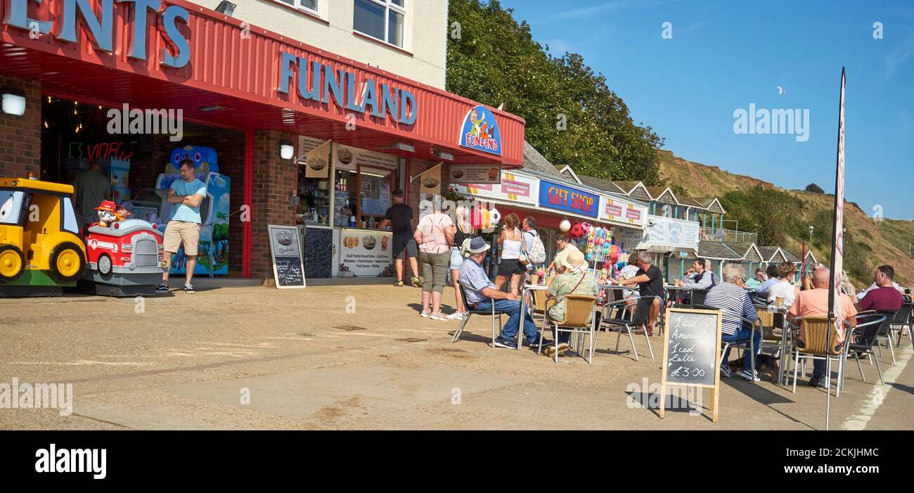 The Beach At Filey Cobble Landing, North Yorkshire East Coast, Northern 