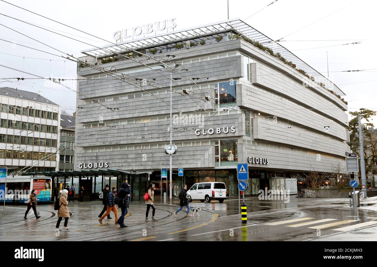 Globus department store zurich switzerland hires stock photography and