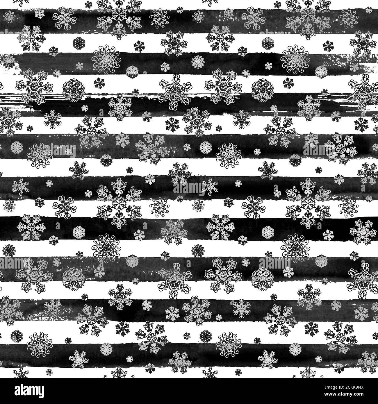 Snowflake background Black and White Stock Photos & Images - Alamy
