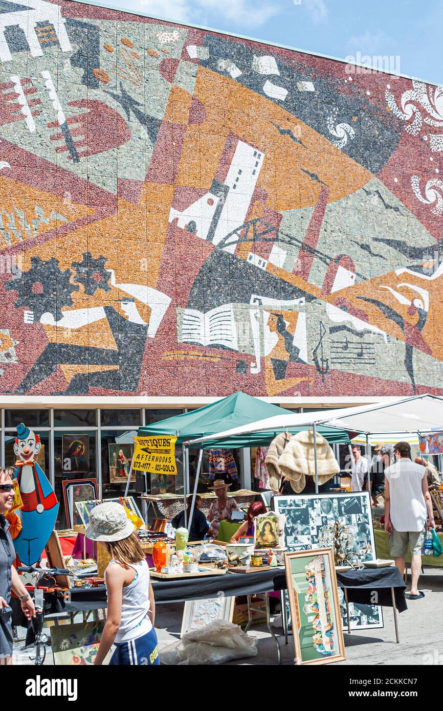 The Lincoln Road Flea Market Miami High Resolution Stock Photography
