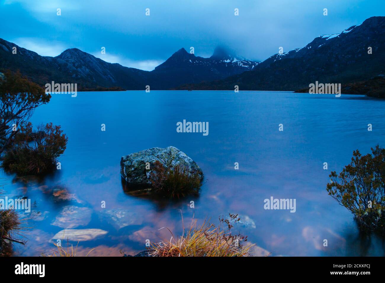 Cradle Mountain in Tasmania Australia Stock Photo Alamy