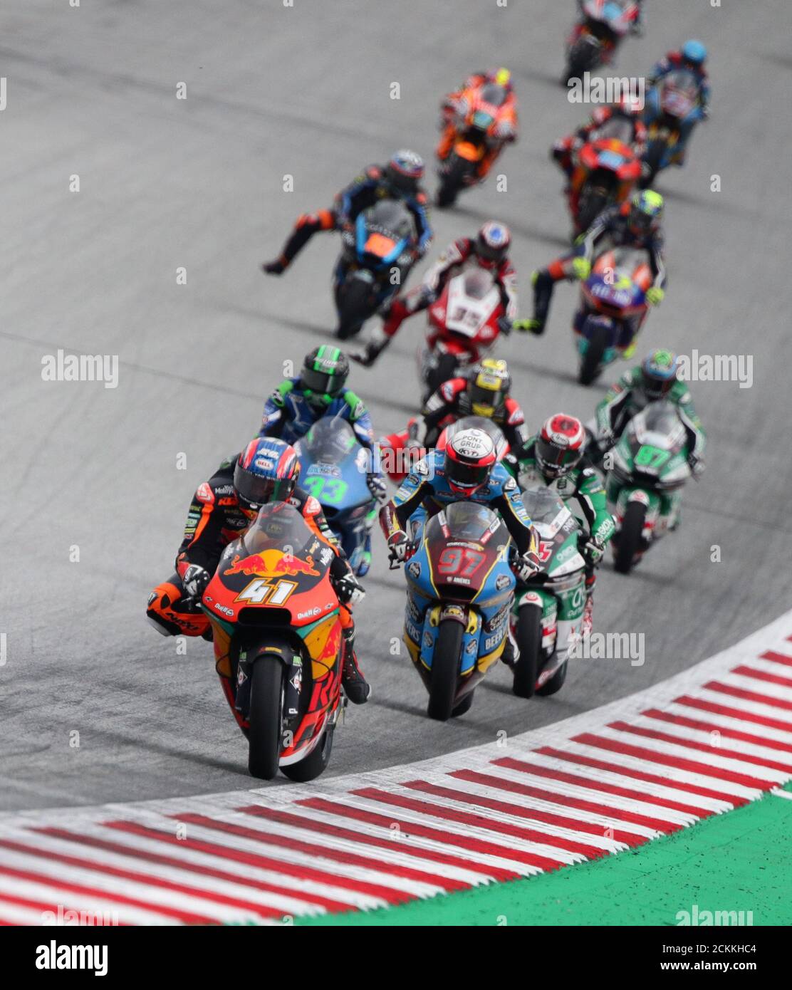MotoGP - Austrian Grand Prix - Red Bull Ring, Spielberg, Austria - August  11, 2019 Red Bull KTM Ajo's Brad Binder in action during the Moto2 race  REUTERS/Lisi Niesner Stock Photo - Alamy