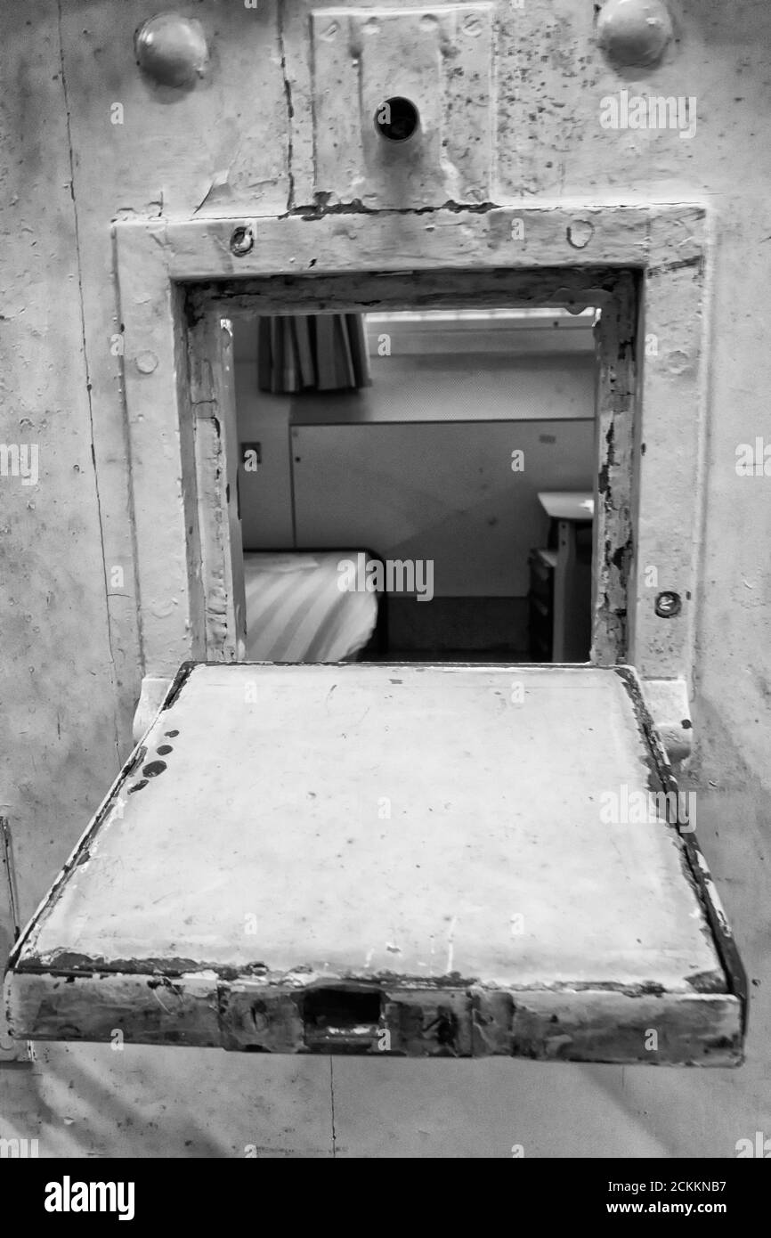 Open prison cell doors Black and White Stock Photos & Images Alamy