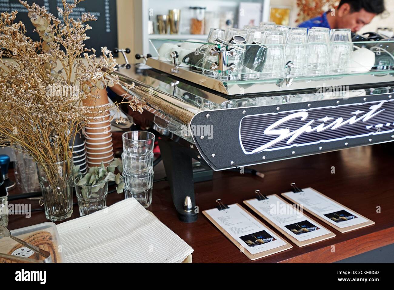 Interior design and decoration of local specialty coffee bar using ...