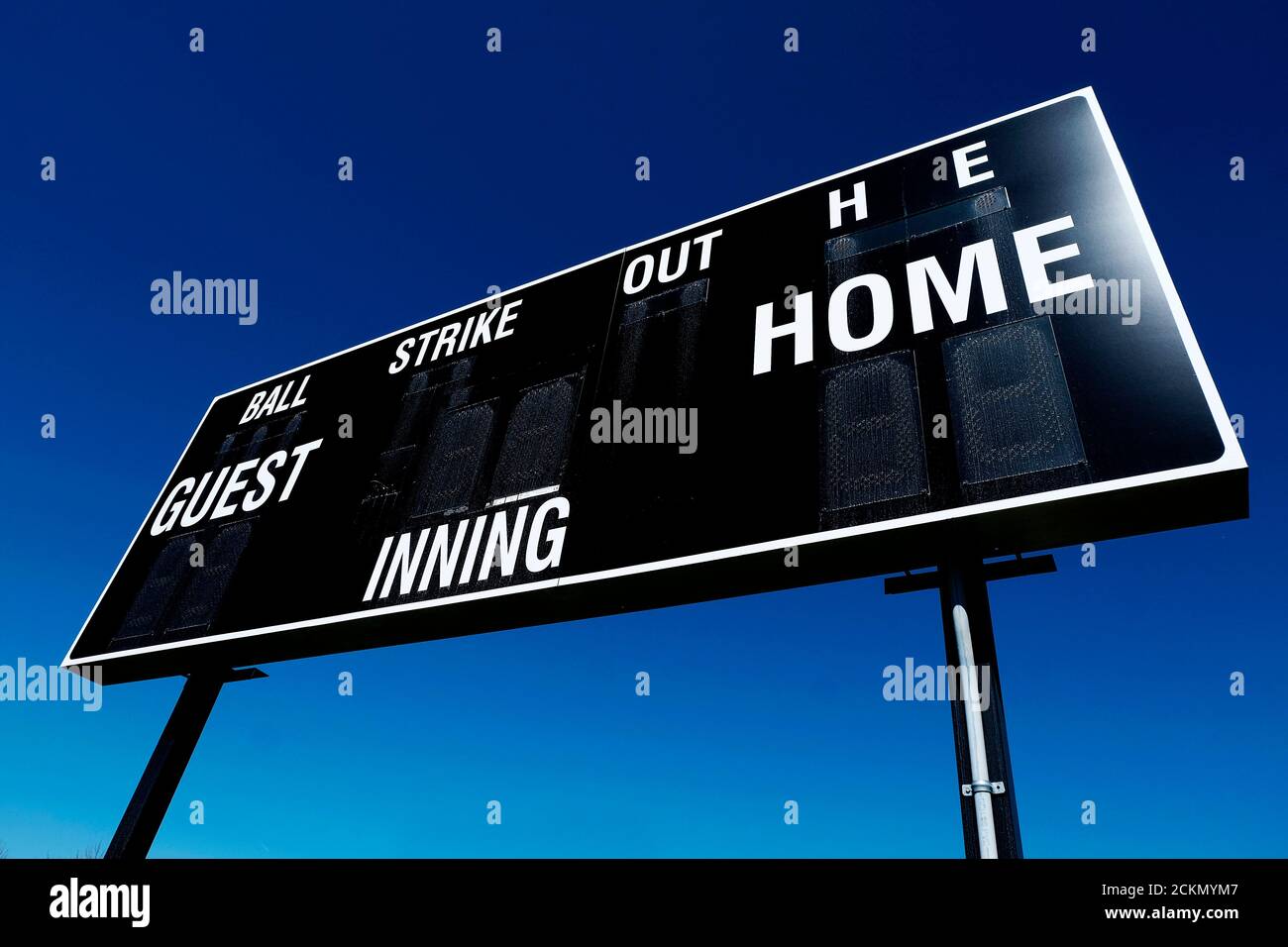 Baseball score board hi-res stock photography and images - Alamy