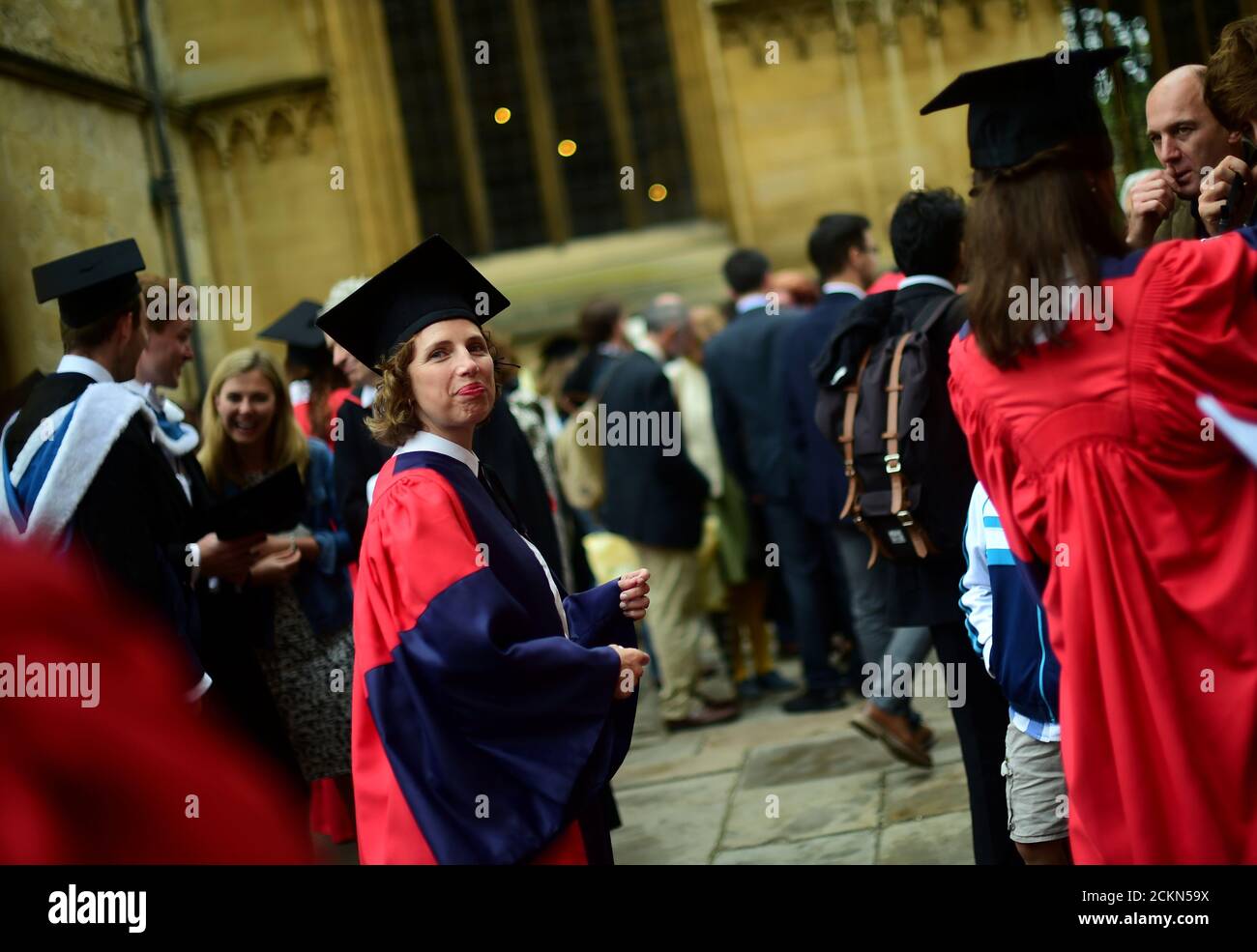 Oxford university graduation theatre hires stock photography and