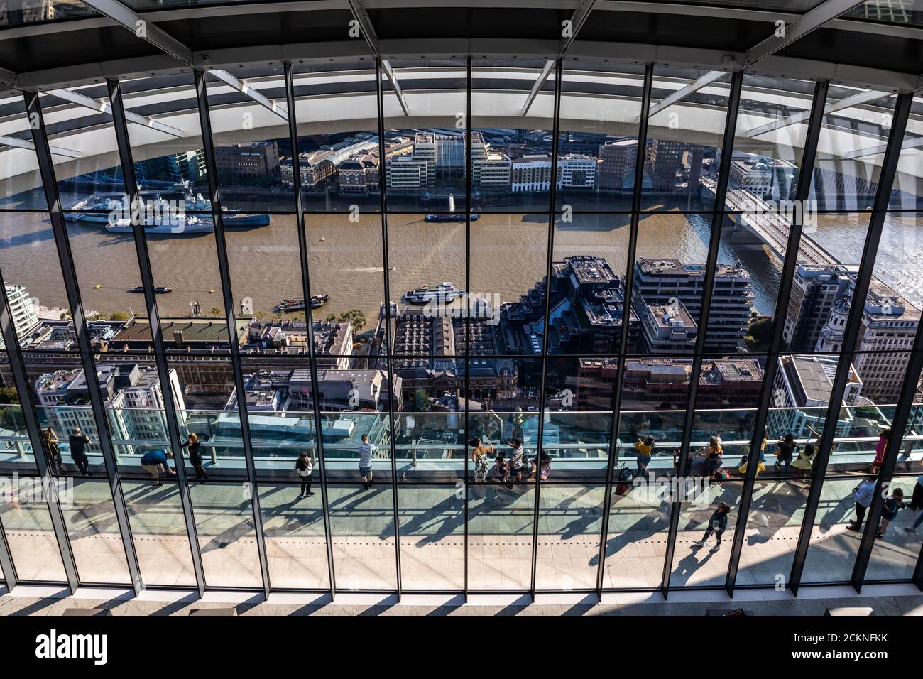 The Sky Garden rooftop atrium at 20 Fenchurch Street, the Walkie Talkie