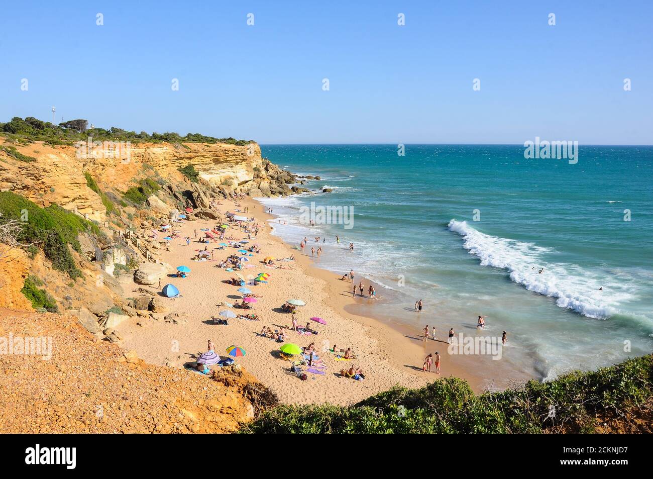 Calas de Roche, beach in Conil de la Frontera, Spain Stock Photo