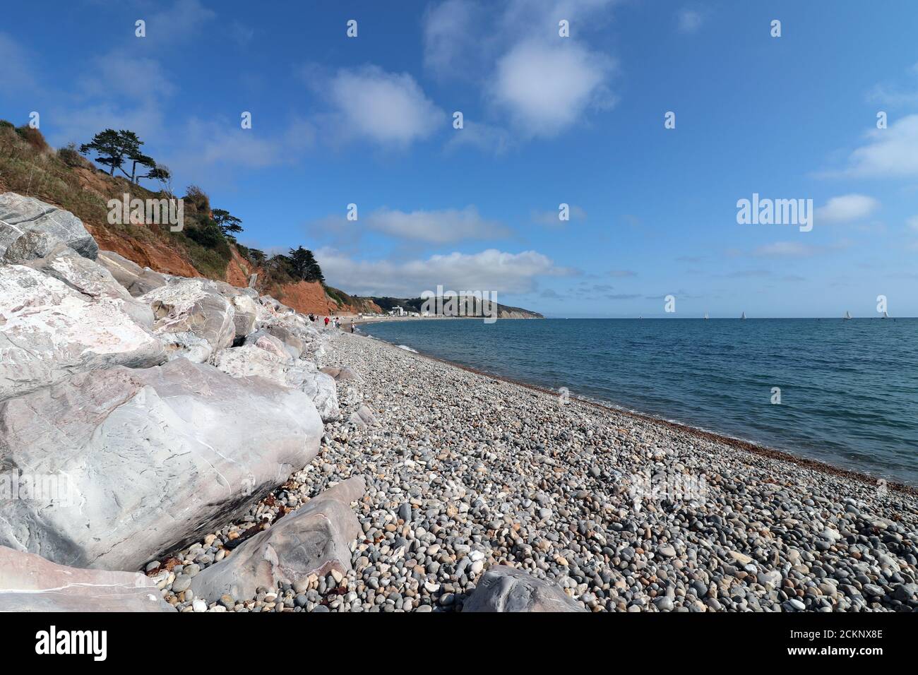 Seaton beach and cost Stock Photo Alamy