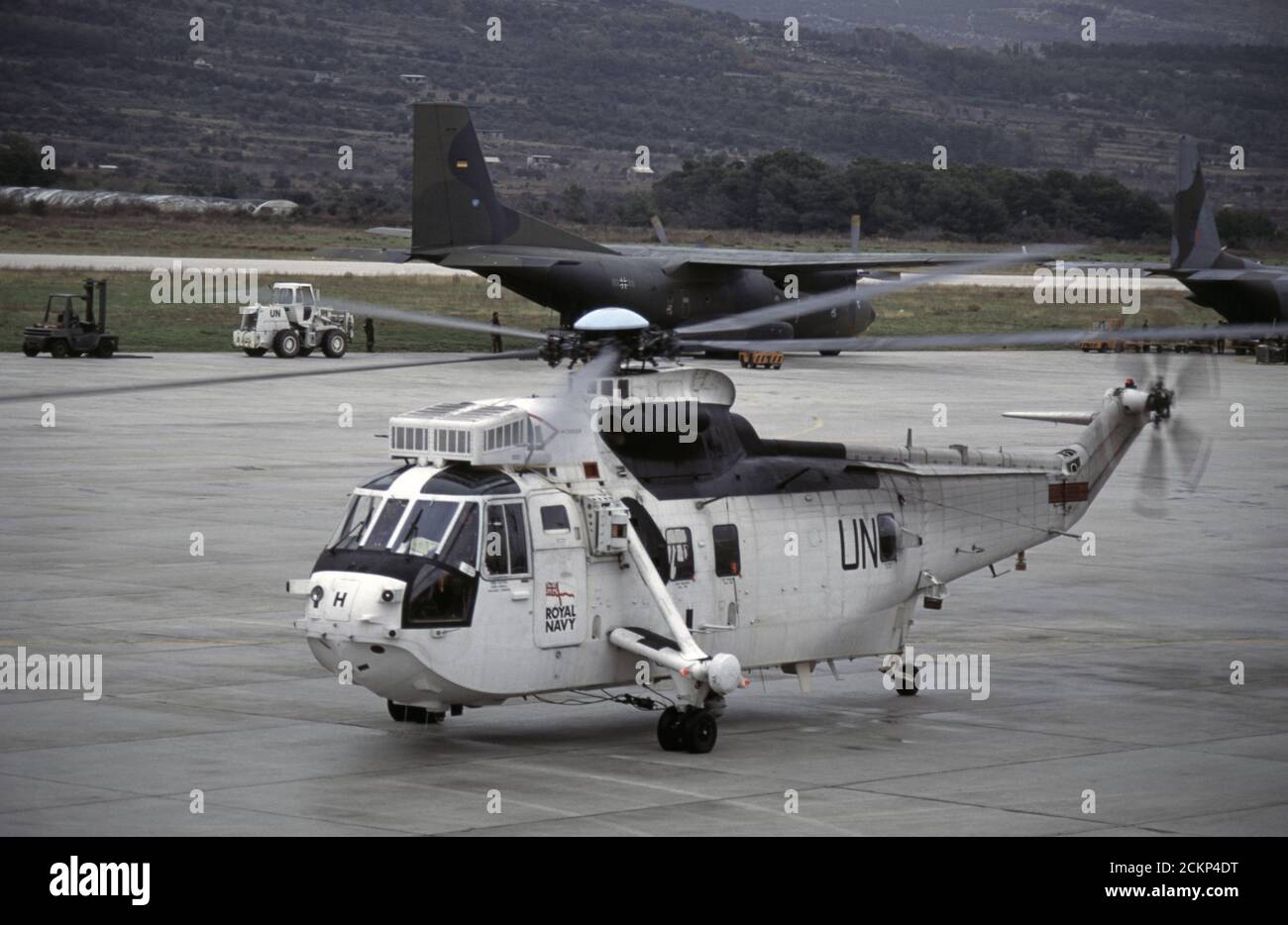 8th December 1995 During the war in Bosnia: a British Royal Navy  display picture 1