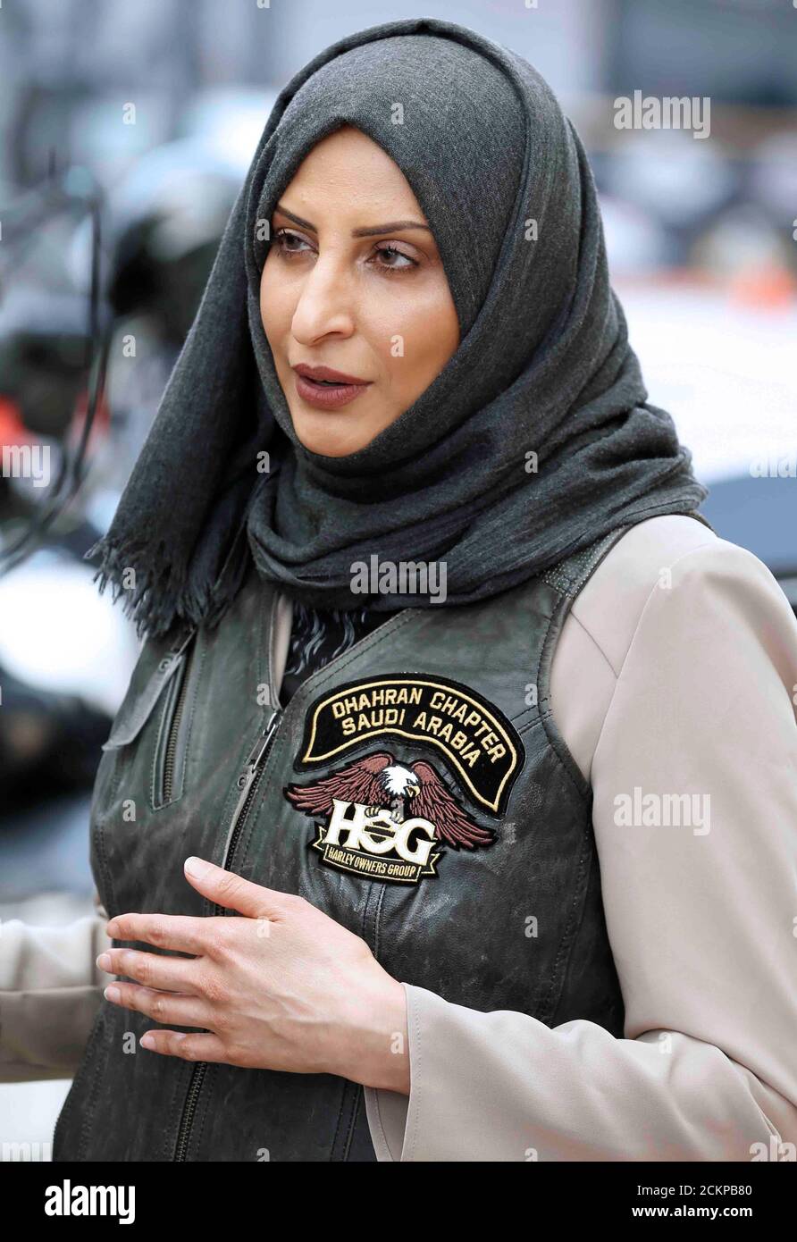 Female rider harley davidson hi-res stock photography and images - Alamy