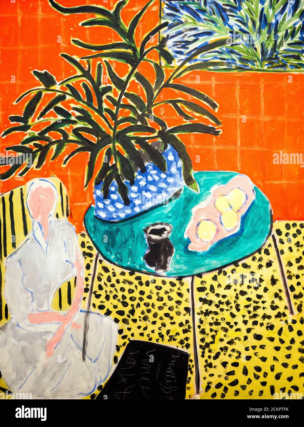 Interieur A La Fougere Noir Interior With Black Fern 1948 By Henri Matisse 1869 1954 Oil On Canvas Stock Photo Alamy
