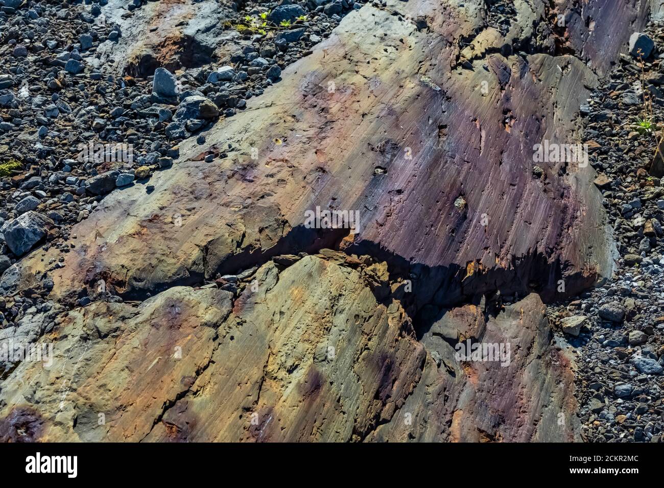 Glacier scratches on rock hires stock photography and images Alamy