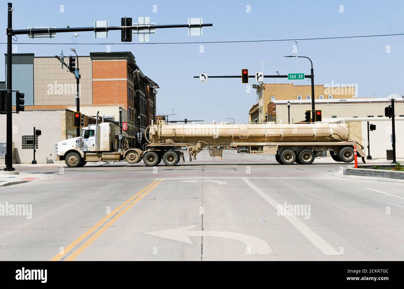 Downtown williston hires stock photography and images Alamy