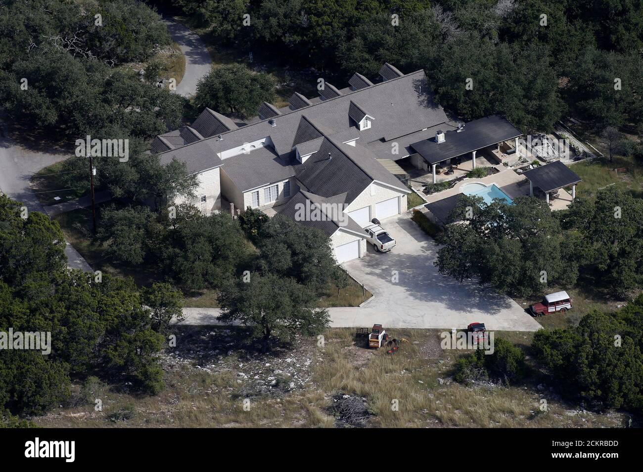 The residence of Devin Patrick Kelley, who is suspected of a mass