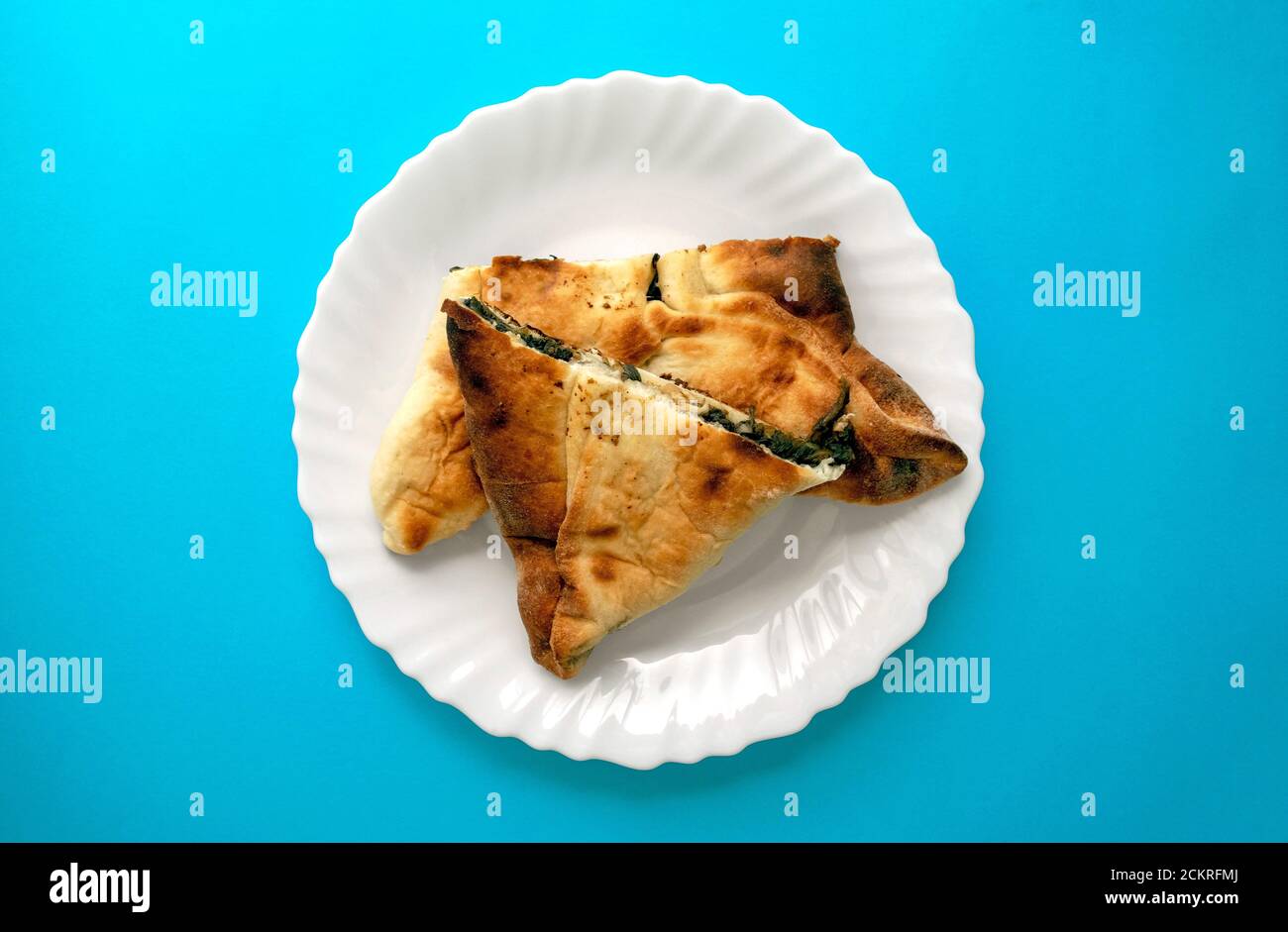 Famous traditional Arabic, Middle Eastern, Israel cuisine. Spinach