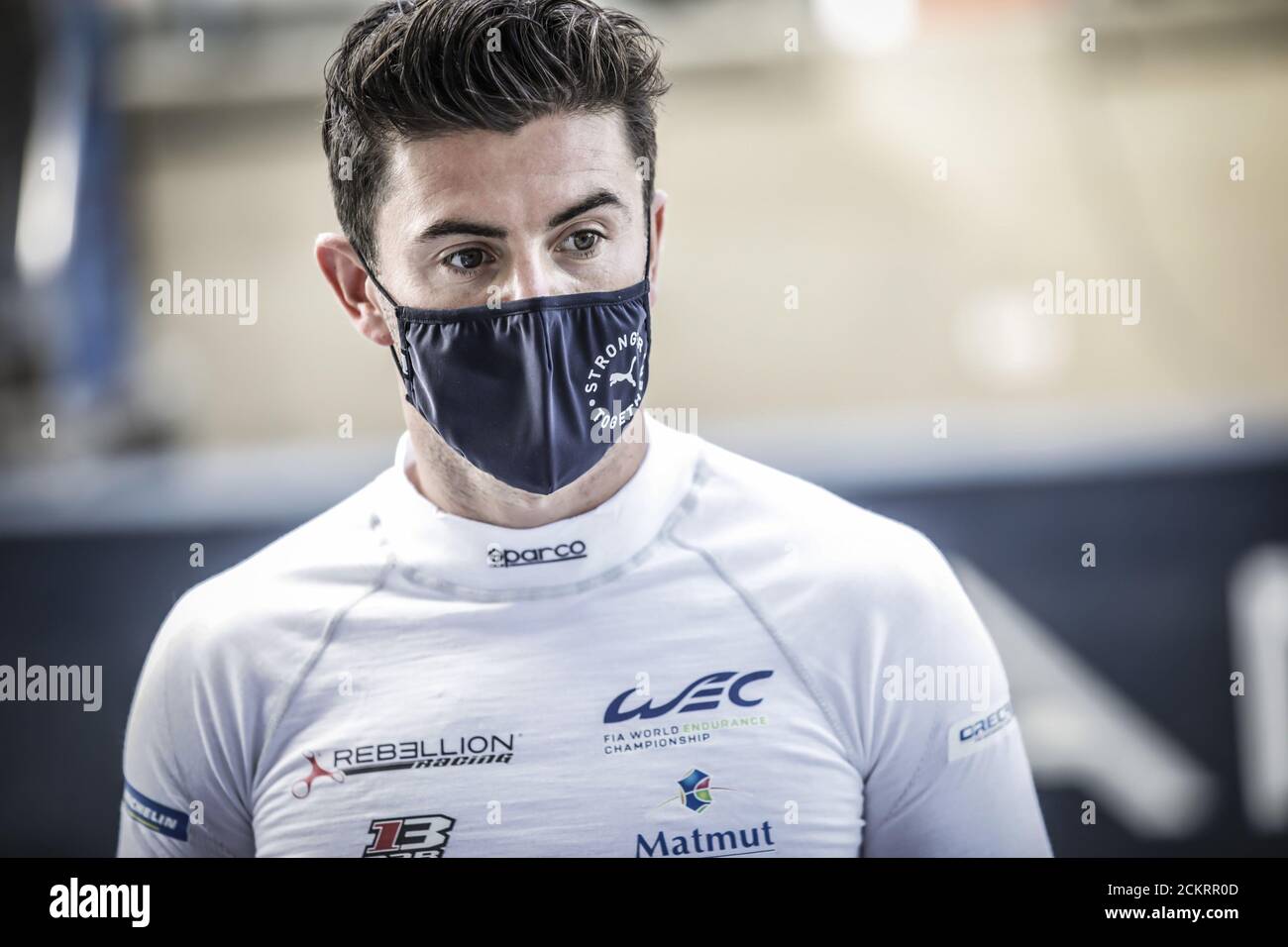 Le Mans, France. 16th Sep 2020. Nato Norman (fra), Rebellion Racing, Rebellion R13-Gibson, portrait during the scrutineering of the 2020 24 Hours of Le Mans, 7th round of the 2019... Credit: Gruppo Editoriale LiveMedia/Alamy Live News Stock Photo
