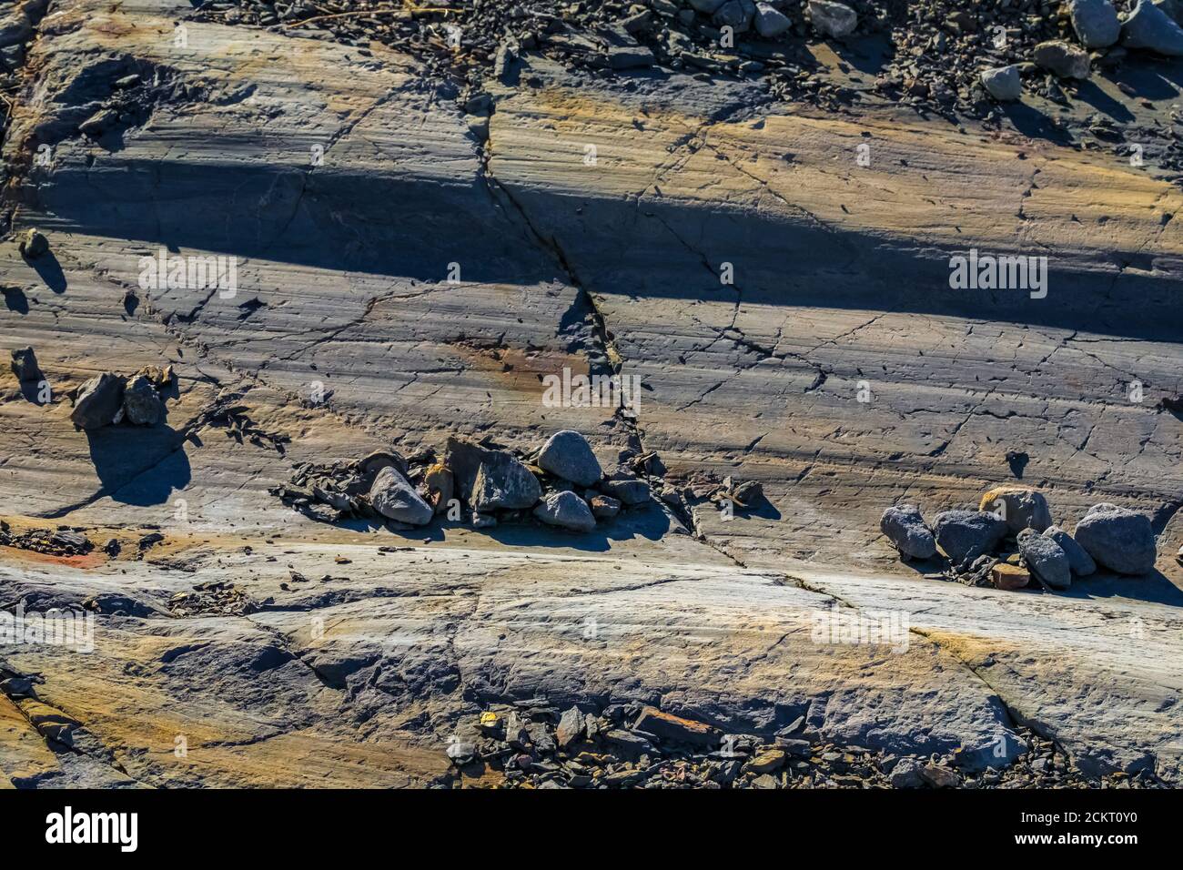 Glacier scratches on rock hi-res stock photography and images - Alamy
