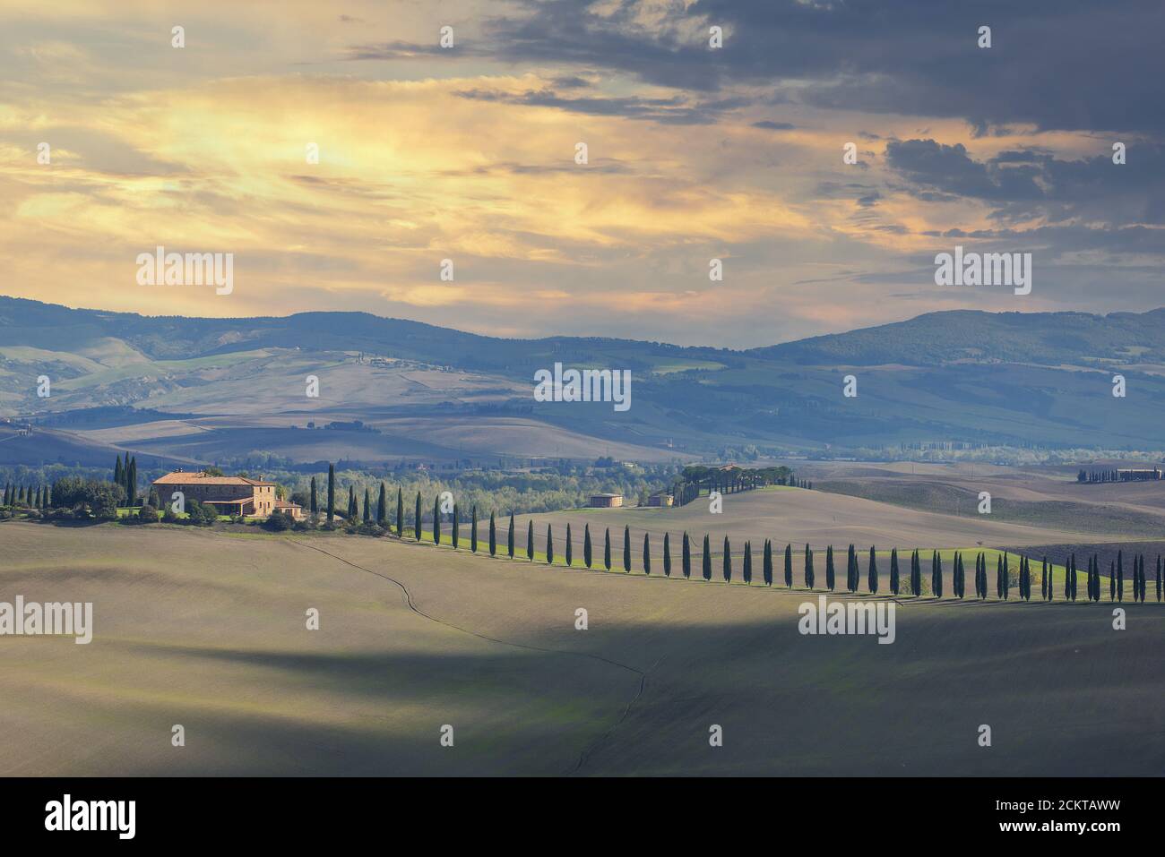 Farmhouse Poggio Covili Stock Photo - Alamy