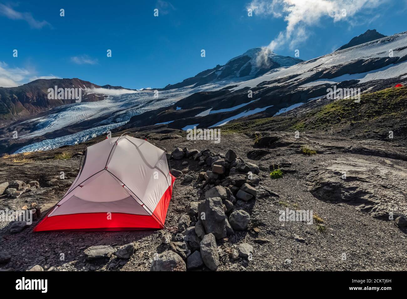 Hogsback Camp Tentsite used by climbers and backpackers in Hogsback Camp on ...