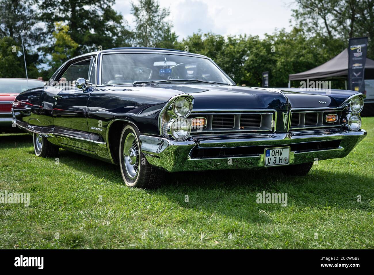 DIEDERSDORF, GERMANY - AUGUST 30, 2020: The personal luxury car Pontiac Grand Prix, 1965. The exhibition of 'US Car Classics'. Stock Photo