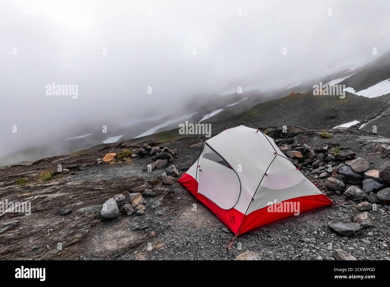 Hogsback Camp Tentsite used by climbers and backpackers in Hogsback Camp on ...