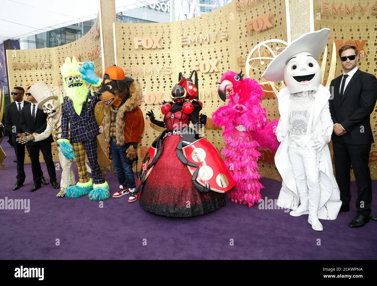 71st Primetime Emmy Awards - Arrivals – Los Angeles, California, U.S.,  September 22, 2019 - Characters from "The Masked Singer". REUTERS/Mario  Anzuoni Stock Photo - Alamy