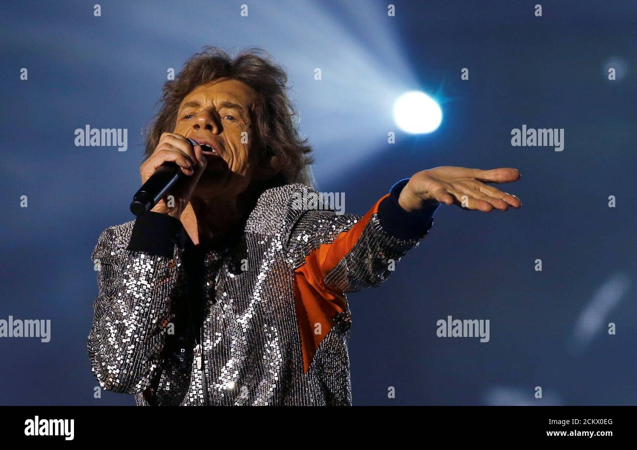 Mick Jagger of the Rolling Stones performs during the band's first concert  of the "No Filter" European tour, at the Stadtpark in Hamburg, Germany, September  9, 2017. REUTERS/Morris Mac Matzen TPX IMAGES