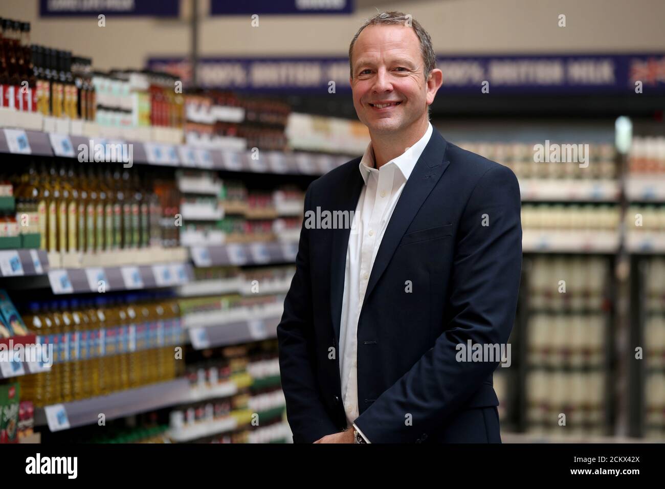 jason tarry tesco ceo for the uk and ireland stands inside tesco s new discount supermarket jack s in chatteris britain september 19 2018 reuters chris radburn stock photo alamy