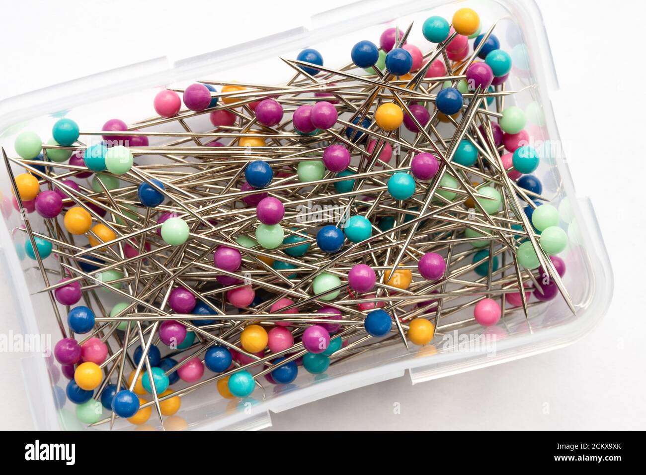 Straight Pins for Sewing Stock Photo Alamy