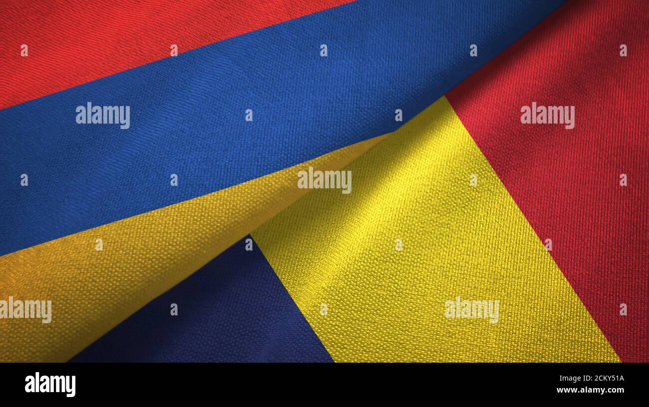 Armenia chad flag hi-res stock photography and images - Alamy