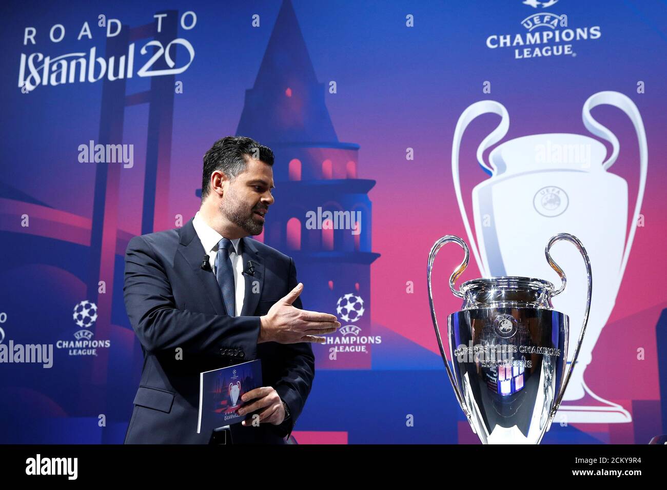 Soccer Football - Champions League - Round of 16 draw - Nyon, Switzerland -  December 16, 2019 Pedro Pinto during the draw REUTERS/Denis Balibouse Stock  Photo - Alamy