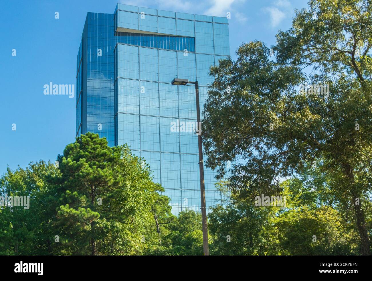 Hackett Tower (formerly Anadarko Tower II) in The Woodlands, Texas. Stock Photo