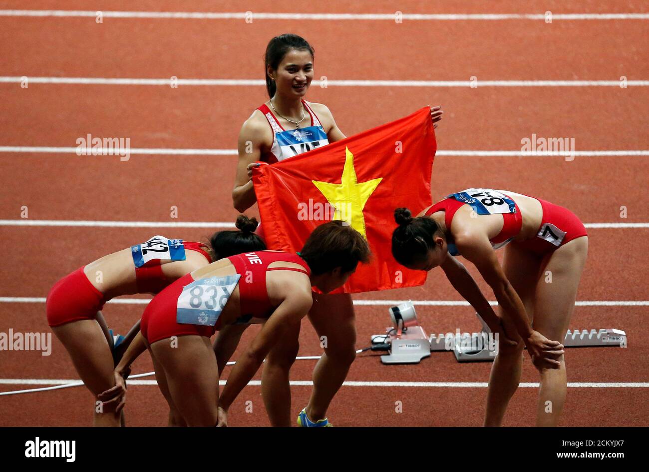 Athletics 2018 Asian Games Women s 4 X 400m Final GBK Main Athletics 2018 Asian Games Women s 4 X 400m Final GBK Main