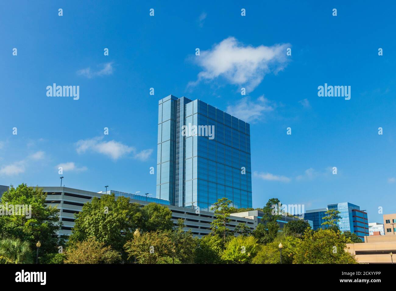 Hackett Tower (formerly Anadarko Tower II) in The Woodlands, Texas. Stock Photo