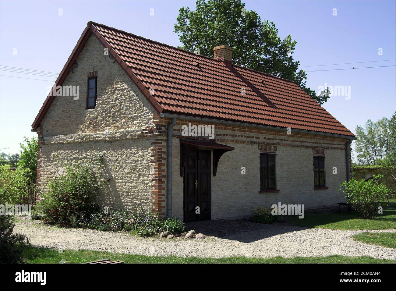 Głogowiec, Poland, family home, birthplace of St. Faustina (Helena Kowalska). Polen, Einfamilienhaus, Geburtsort von St. Faustina. Siostra Faustyna Stock Photo