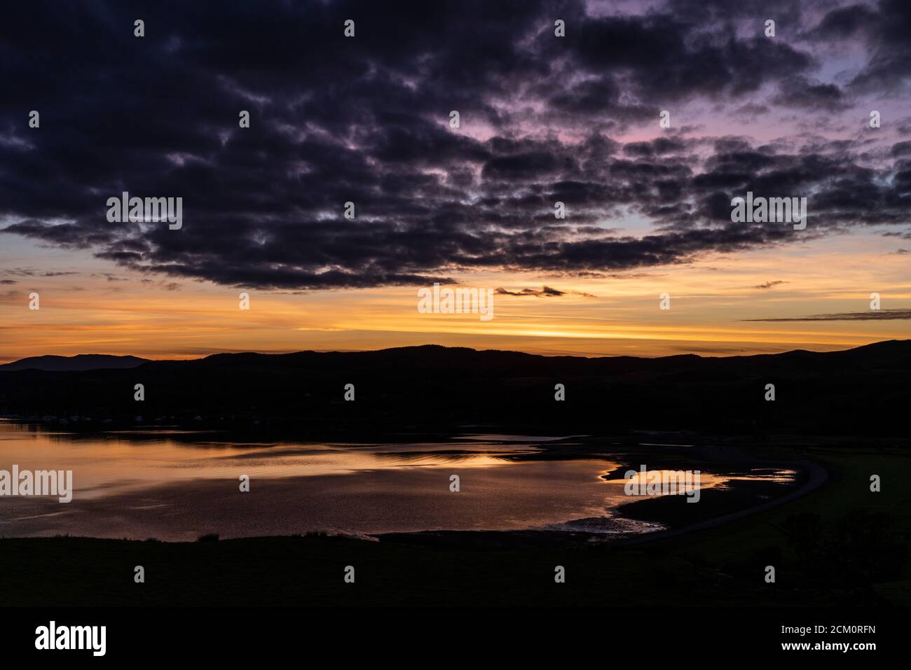 Craobh Haven at sunset, Argyll, Scotland. Stock Photo