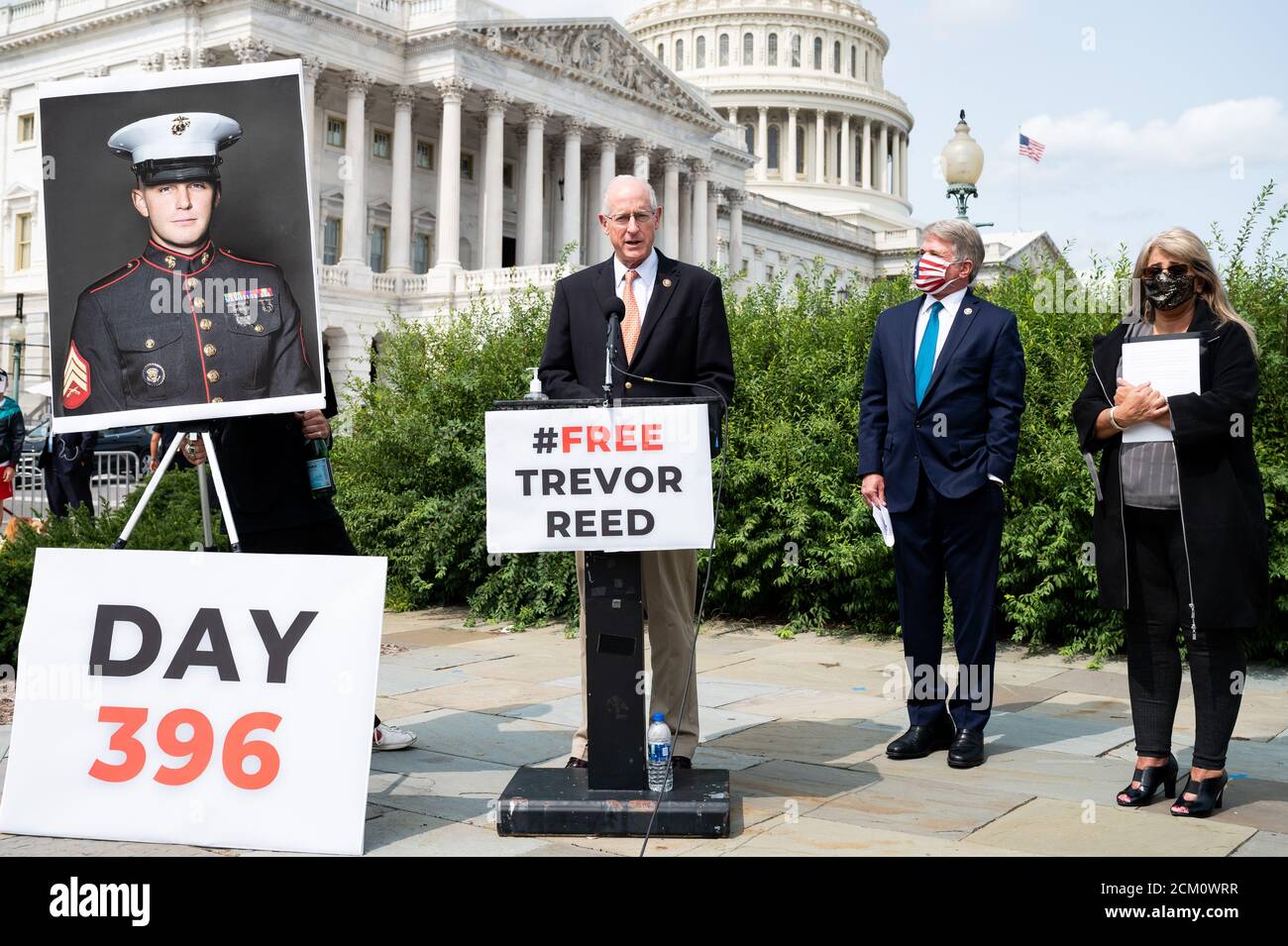Washington, U.S. 16th Sep, 2020. September 16, 2020 - Washington, DC, United States: U.S. Representative Mike Conaway (R-TX) speaking at a press conference calling for the release of Trevor Reed from a Russian prison. (Photo by Michael Brochstein/Sipa USA) Credit: Sipa USA/Alamy Live News Stock Photo