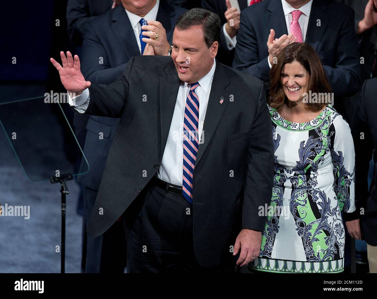 New governor chris christie wife hires stock photography and images