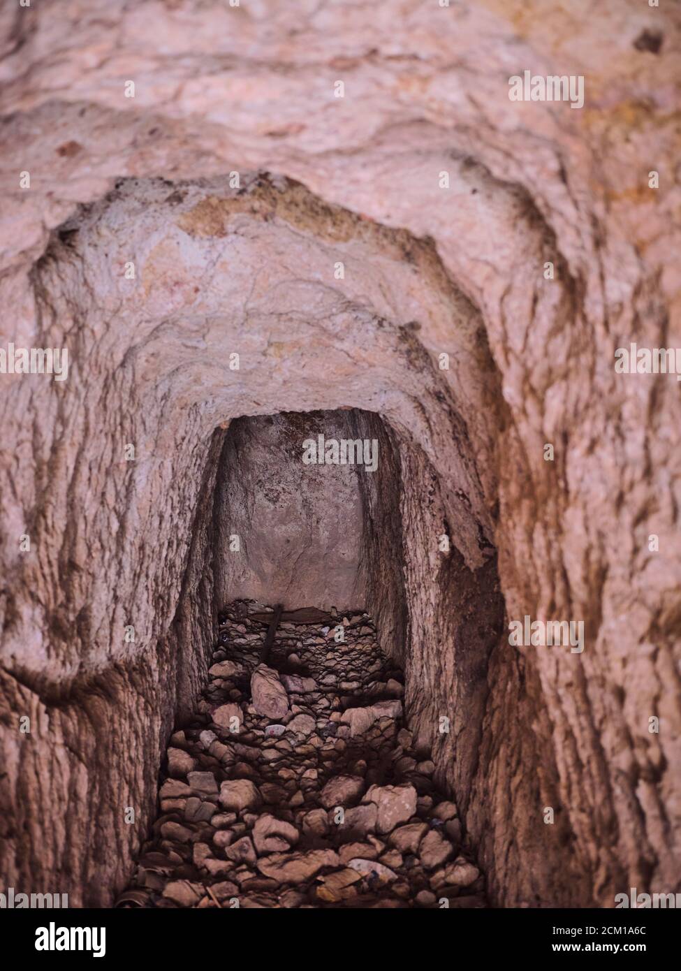 An abandoned mine shaft leads to nowhere Stock Photo - Alamy
