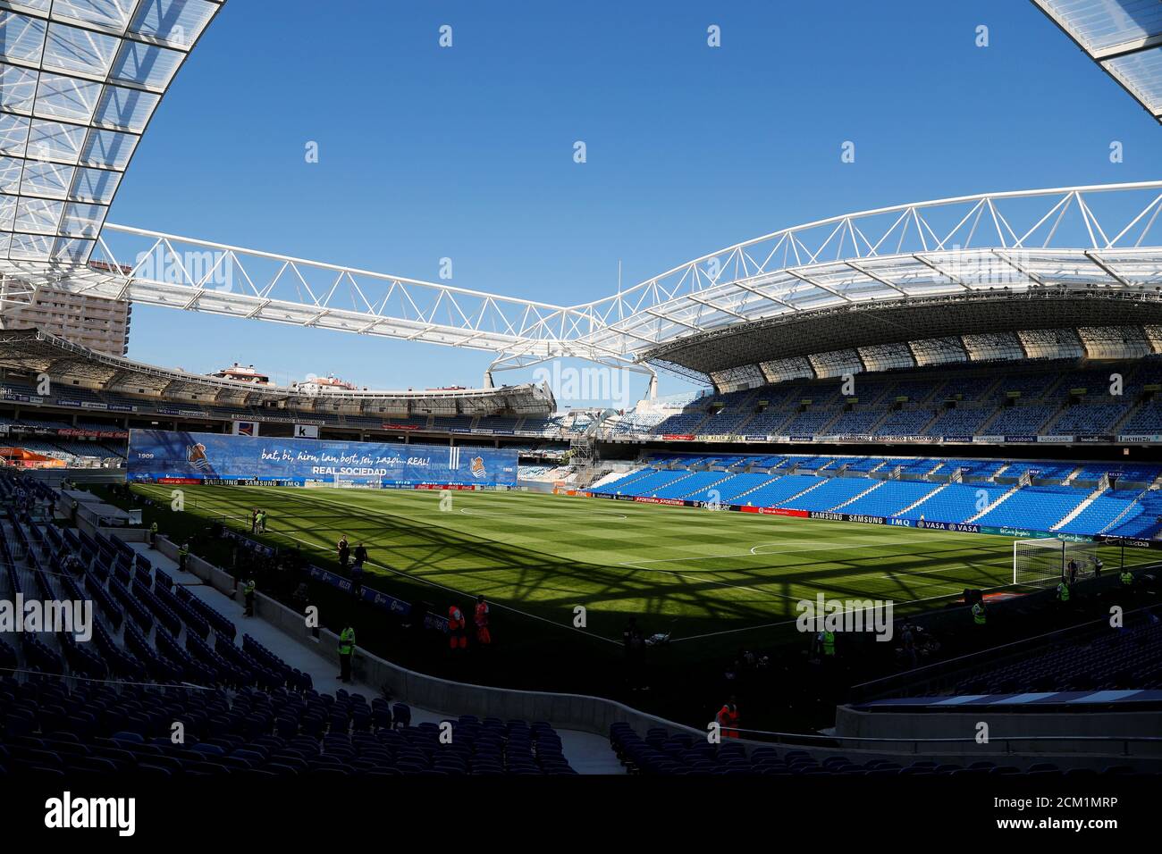 General View Of The Anoeta Stadium High Resolution Stock Photography And Images Alamy