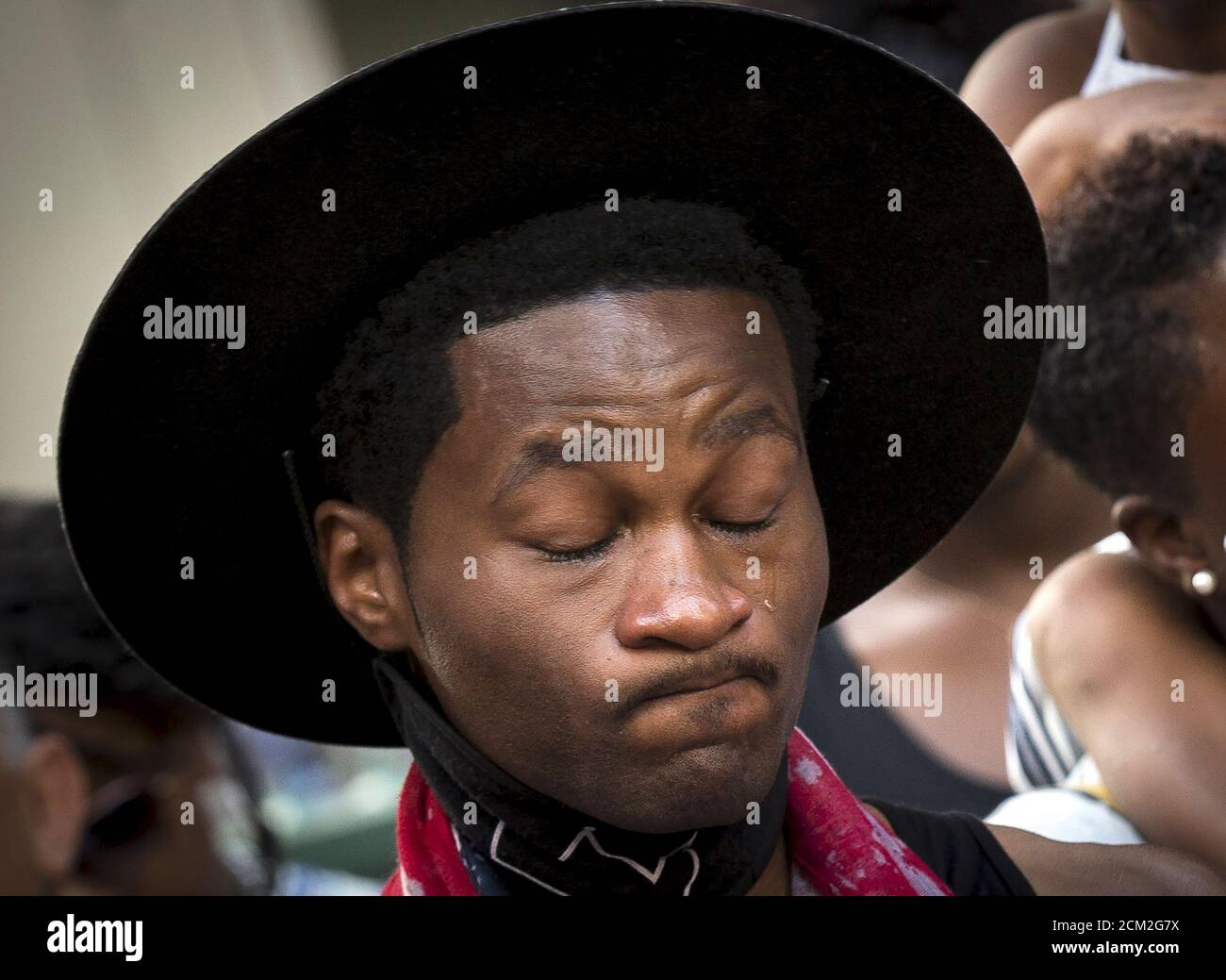 Singer Roman GianArthur takes part in 'Artists Take Fight Against Police Murders' in New York's Times Square August 13, 2015.  REUTERS/Brendan McDermid Stock Photo