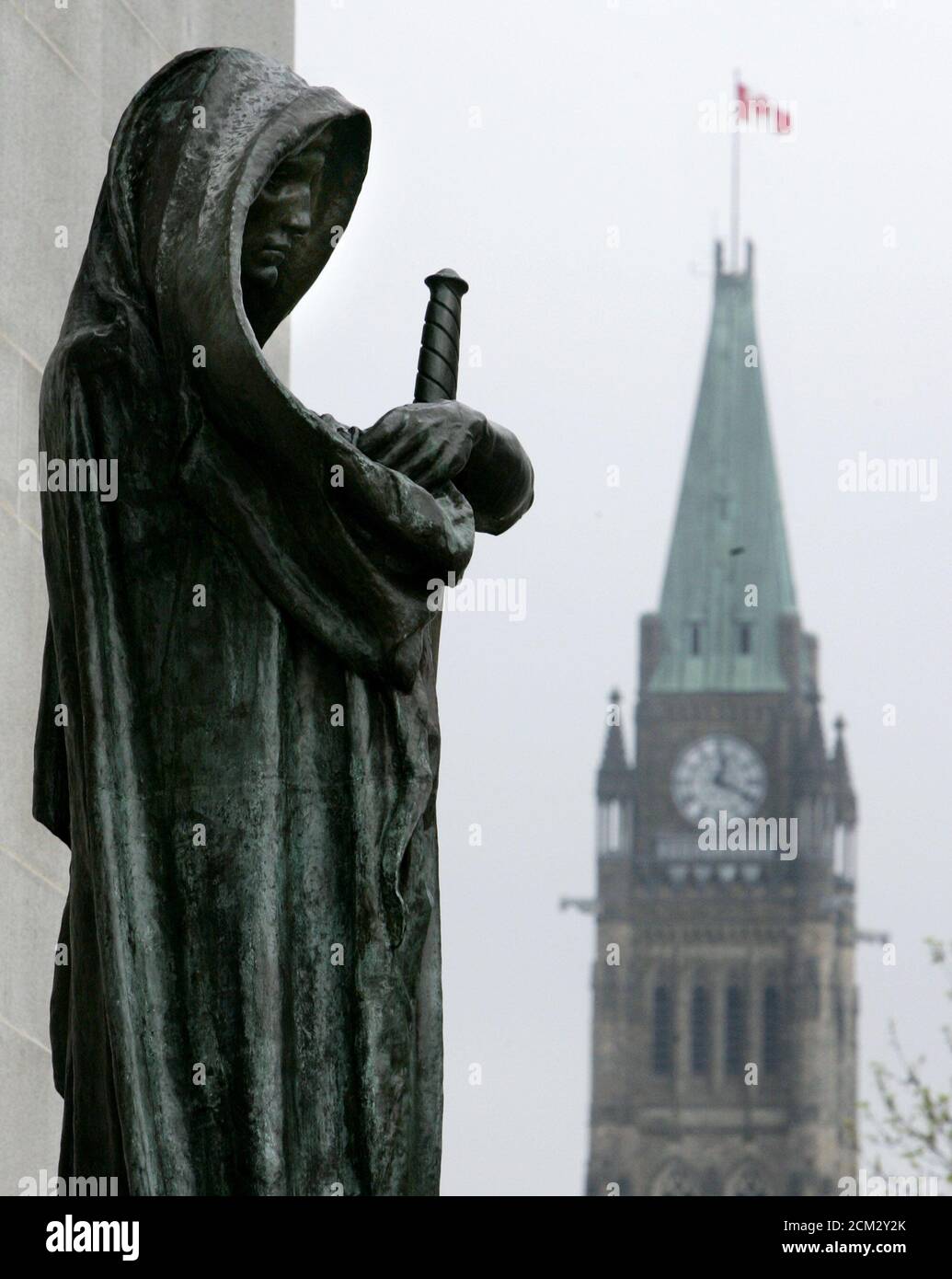Statue On Parliament Hill Ottawa High Resolution Stock Photography and