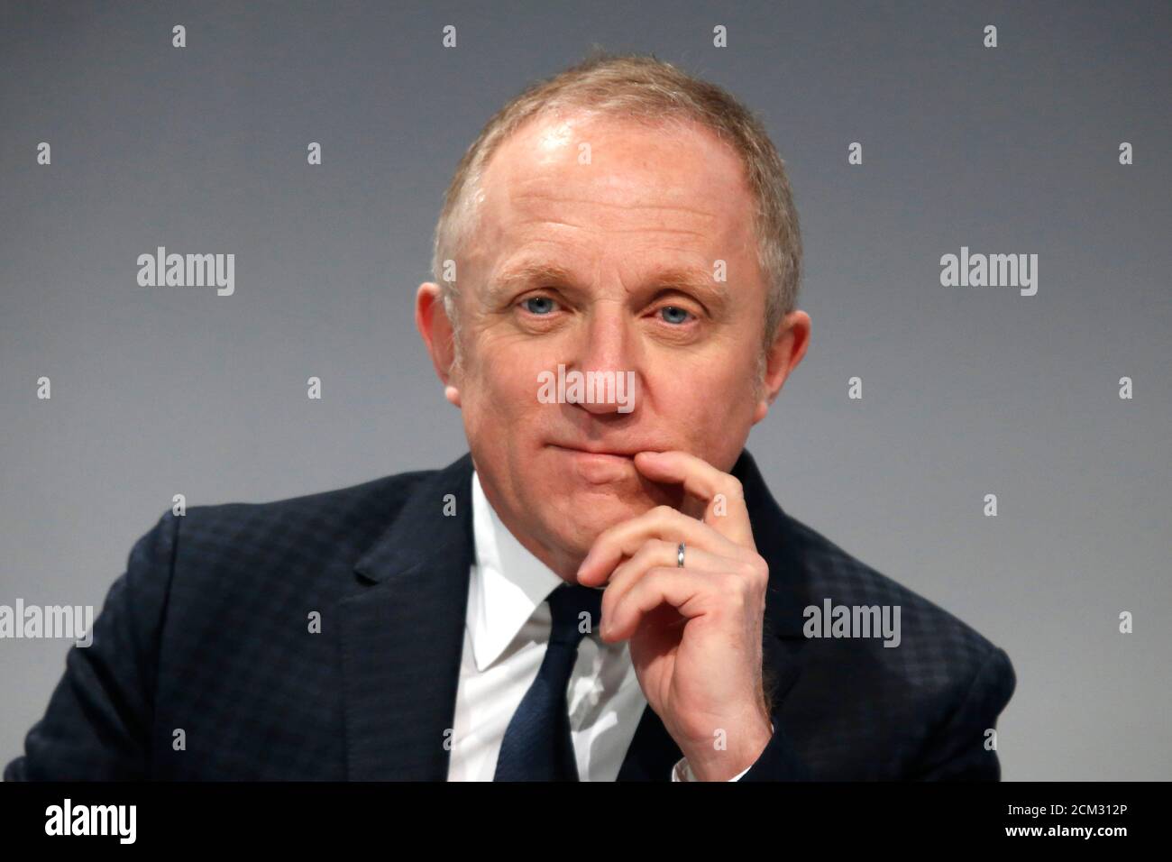 Francois-Henri Pinault, and Chairman of the board directors of Kering, attends the company's 2015 annual presentation in Paris, France, February 19, 2016. Gucci owner Kering, the French luxury and