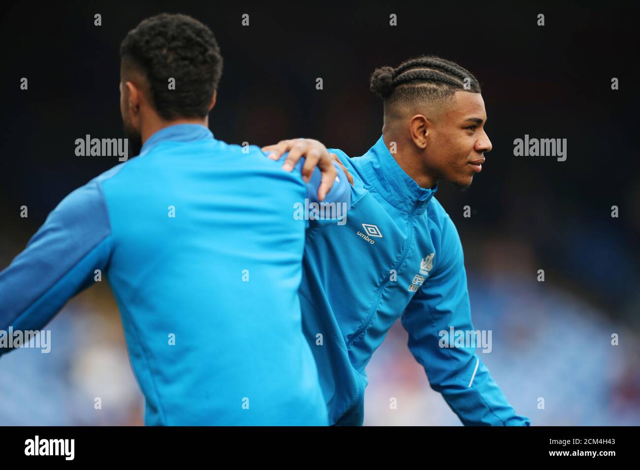 Soccer Football - Premier League - Crystal Palace v Huddersfield Town - Selhurst Park, London, Britain - March 30, 2019 Huddersfield Town's Juninho Bacuna during the warm up before the match REUTERS/Hannah McKay EDITORIAL USE ONLY. No use with unauthorized audio, video, data, fixture lists, club/league logos or "live" services. Online in-match use limited to 75 images, no video emulation. No use in betting, games or single club/league/player publications. Please contact your account representative for further details. Stock Photo