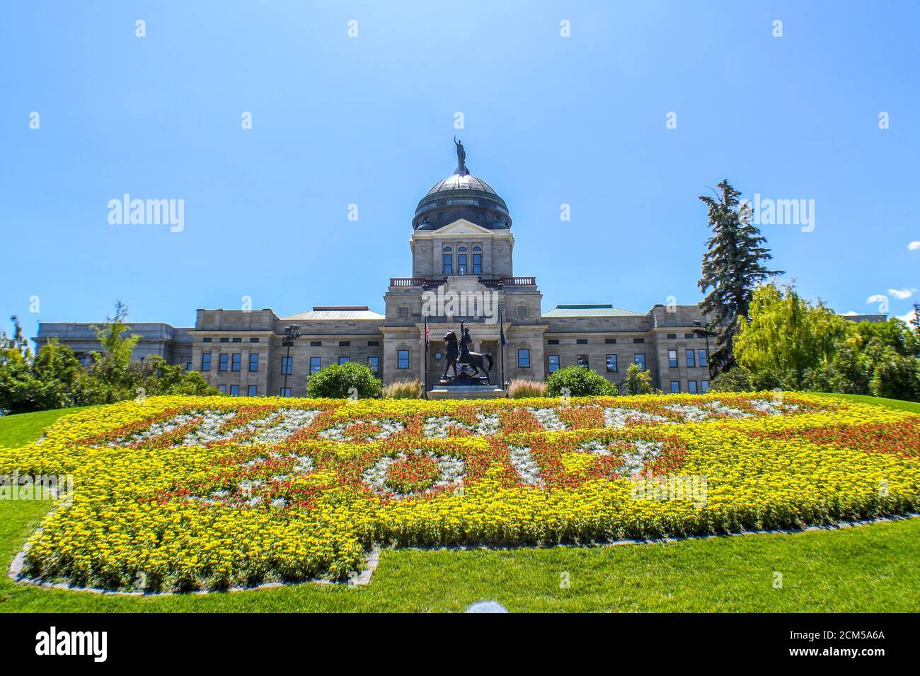 Helena, MT, USA July 20, 2019 The huge outside preserve grounds of
