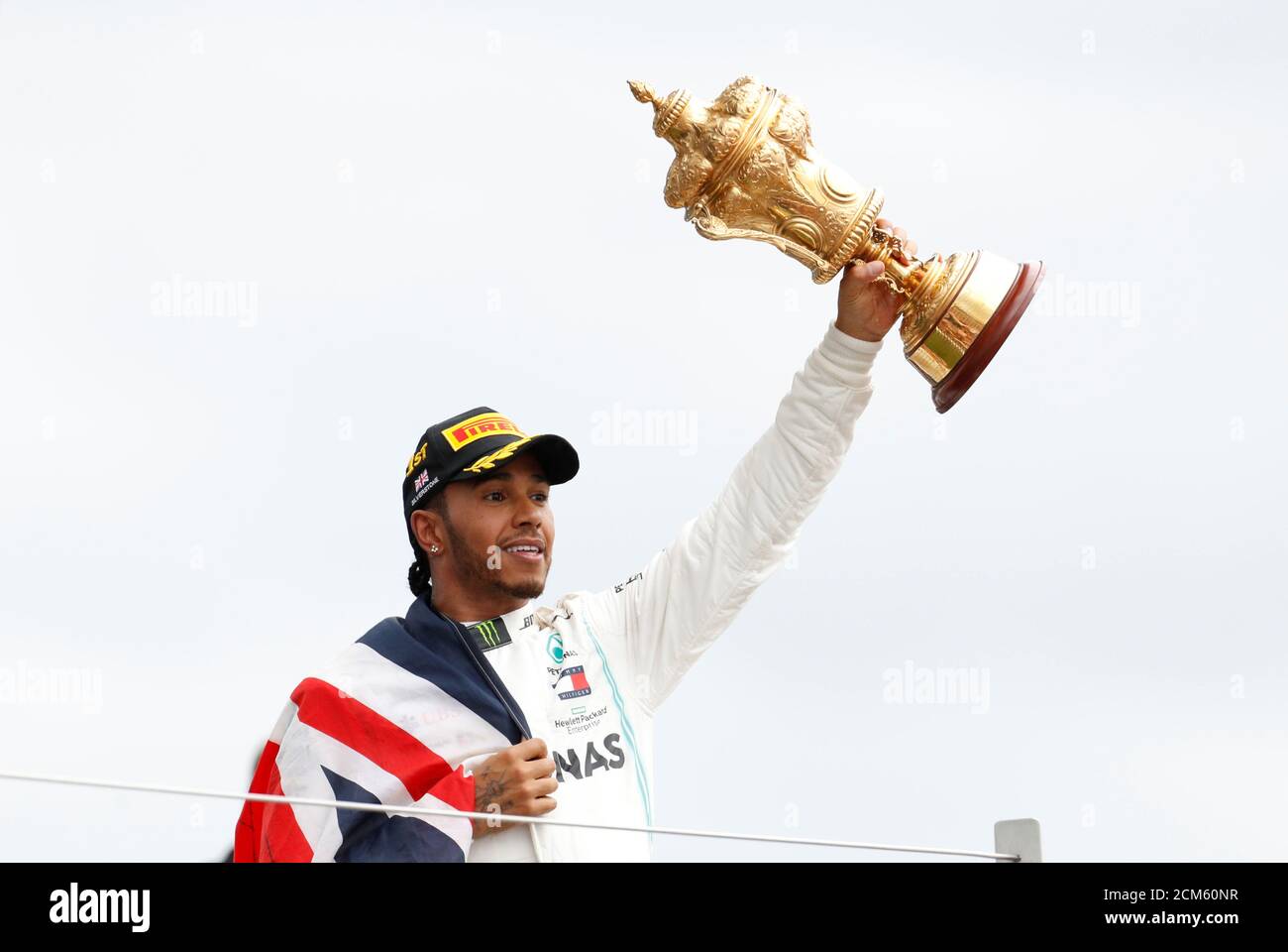 Lewis Hamilton Silverstone Trophy High Resolution Stock Photography And Images Alamy